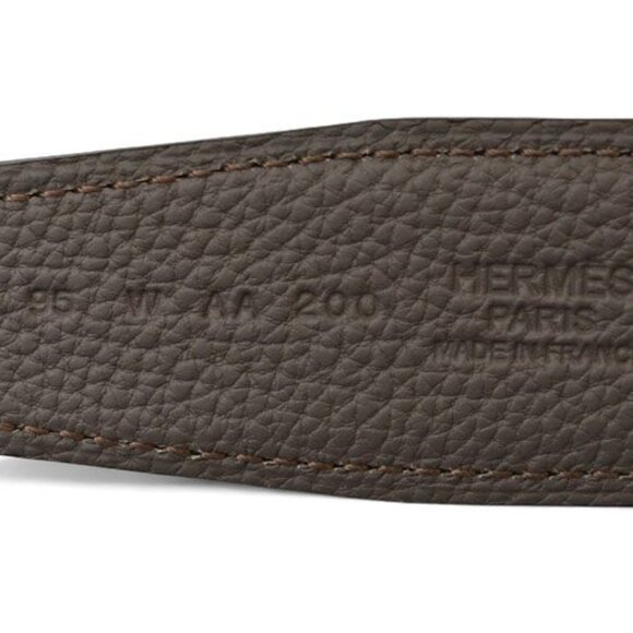 Hermes Belt Reversible Constance Size 95 H Buckle Box Calf Togo Black main image 4